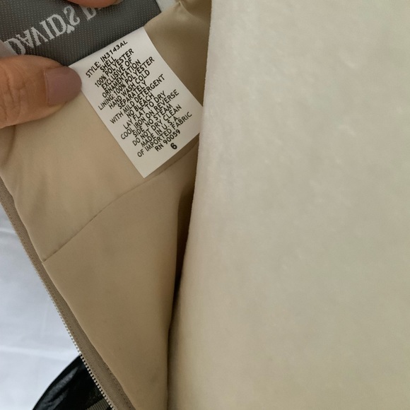 David's Bridal Strapless Tulle Dress With Caviar Beading Short Sz 6 - Picture 9 of 10